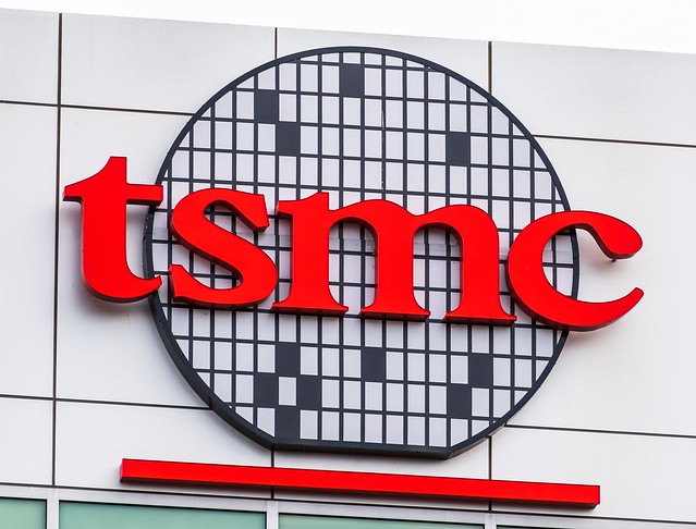 Jan 12, 2020 San Jose / CA / USA - Taiwan Semiconductor Manufacturing Company (TSMC) headquarters in Silicon Valley; TSMC is the world's largest dedicated independent (pure-play) semiconductor foundry