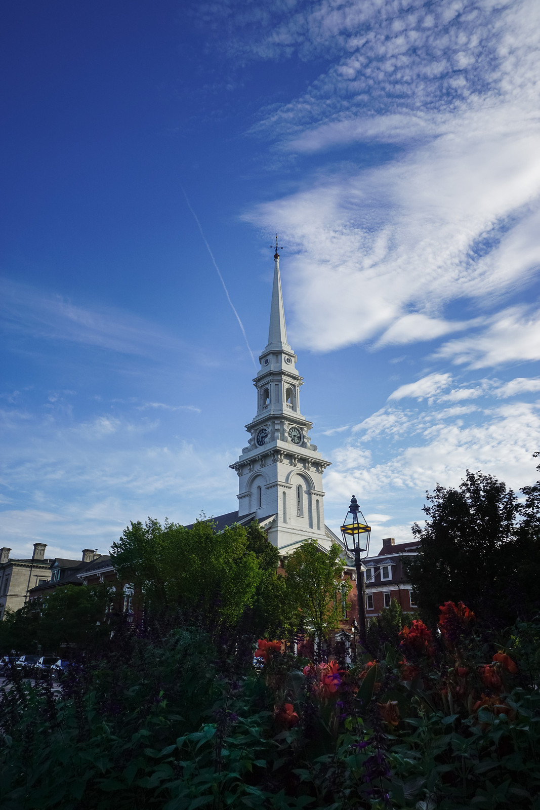 Church Steeple in Portsmouth, New Hampshire | New England Road Trip Itinerary - New England Road Trip - The Ultimate 7 Day Itinerary - The Perfect Summer New England Road Trip Itinerary