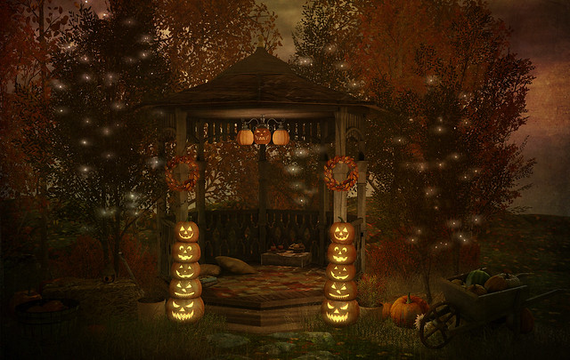There is magic in the night when pumpkins glow by moonlight -unknown