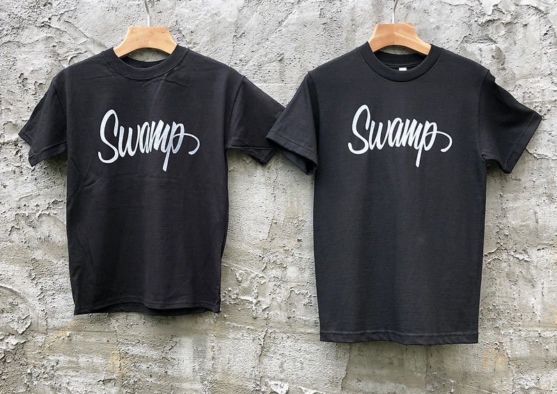Swamp Basic Logo T-Shirts / Black