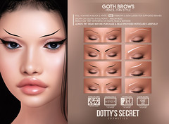 Dotty's Secret x Anthem | Goth Brows - Pencil Thin Style