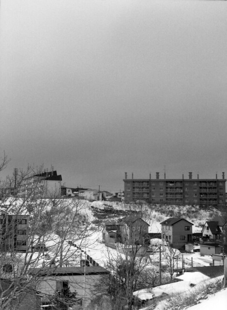 Winter scene in Kushiro city,Hokkaido 2021/03 No.3(taken by film camera).