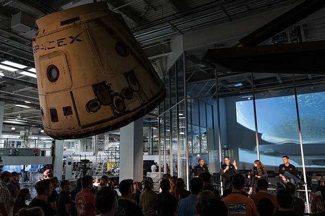 Inspiration4 event at SpaceX HQ