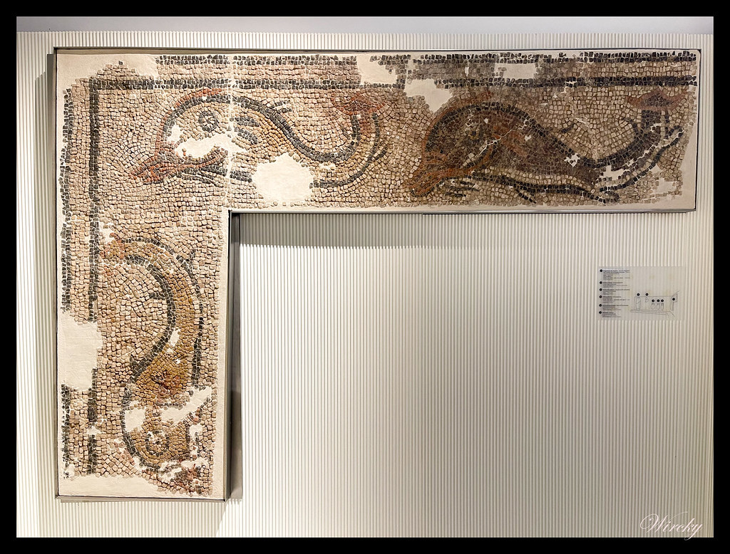 Fragmento de mosaico de la Villa de los Vergeles