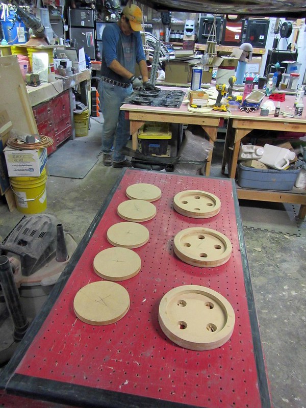 Wheel Forming Bucks Laid Out
