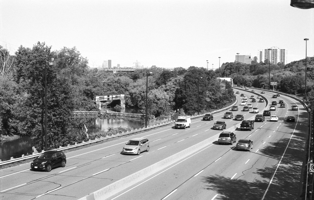 Don Valley Parkway on a September 2021