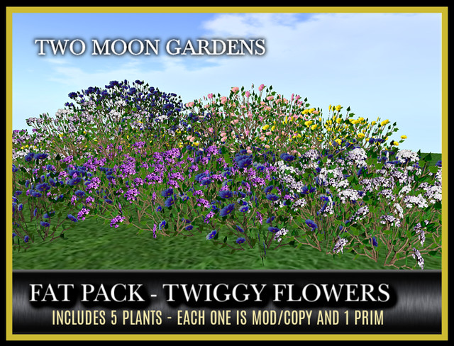 TMG – Fat Pack of Twiggy Flowers 1