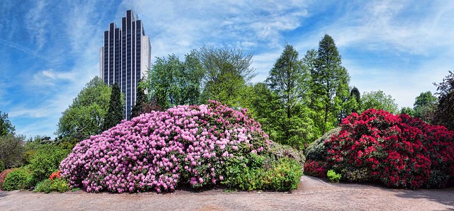 Hamburg Planten und Blomen mit Radisson Blu Hotel