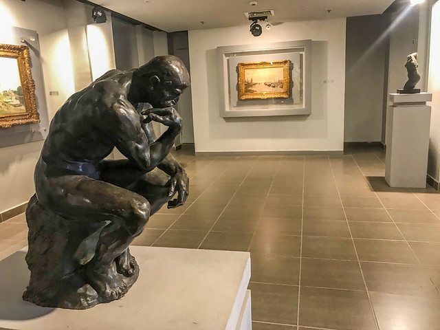 "The Thinker" by Rodin