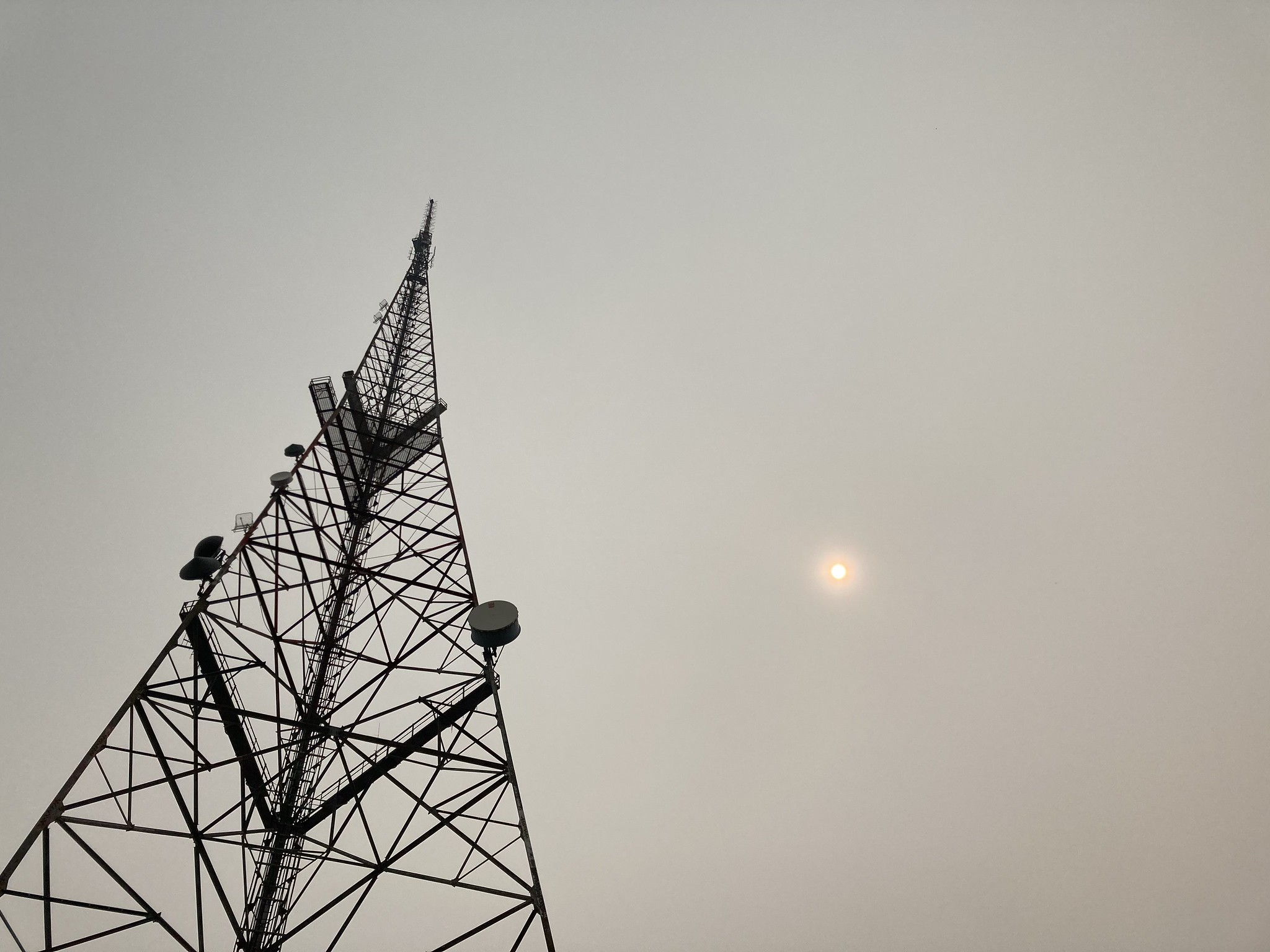Hazy Radio Tower