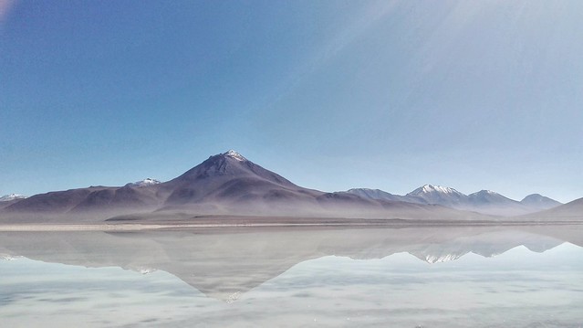 Laguna blanca. Sud Lipez. Bolivia.