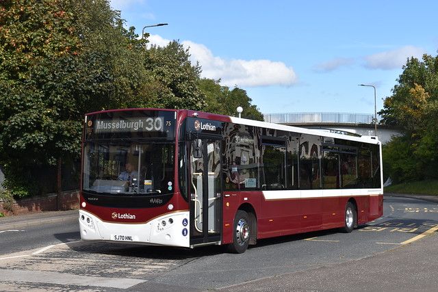0075 SJ70 HNL Lothian Buses
