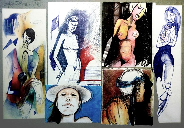 women-sketches