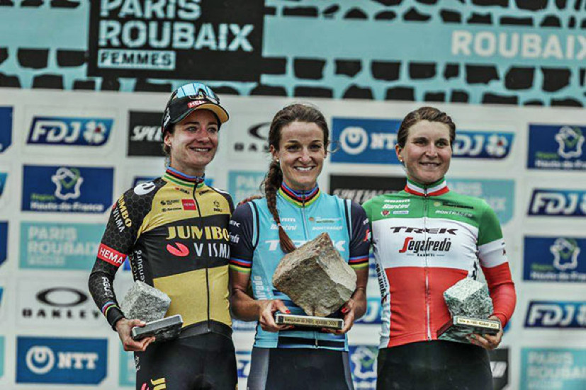 2021 PARIS-ROUBAIX An impressive podium!