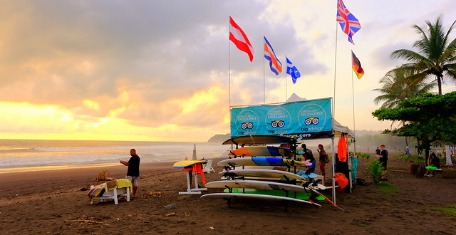 Jaco Beach at Sunset