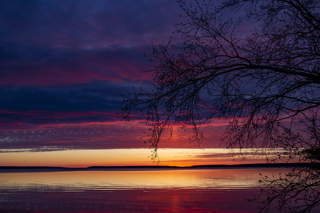 Sunset, Waskesiu Lake, Prince Albert National Park, Saskatchewan