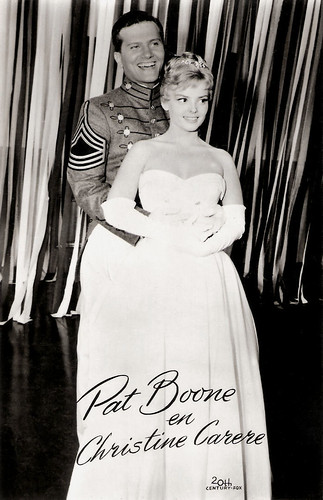 Christine Carère and Pat Boone in Mardi Gras (1958)