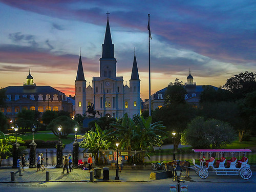 andrewshawphotography travel neworleans stlouis cathedral sunset 100commentgroup disneyesque