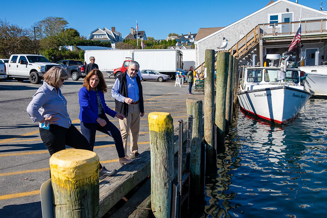 Lt. Governor Polito visits Chatham Municipal Pier