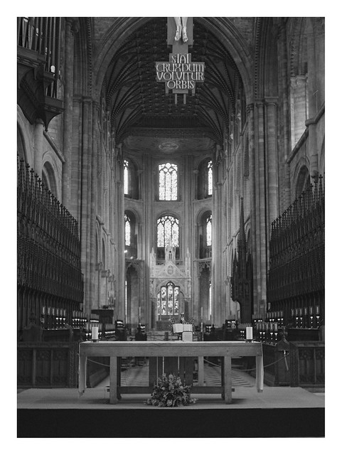 FILM - in Peterborough cathedral