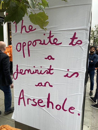 The opposite to a feminist is an arsehole