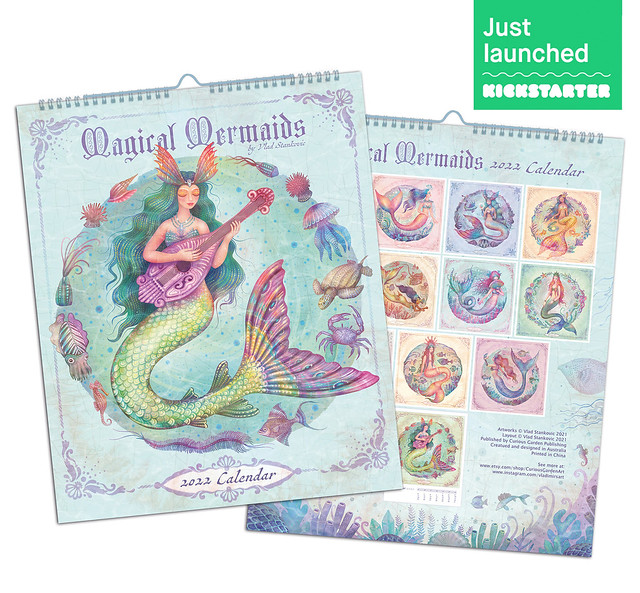 Magical Mermaids 2022 Calendar