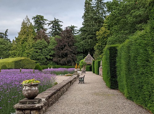 Italian Garden, Glamis Castle, Angus, Scotland