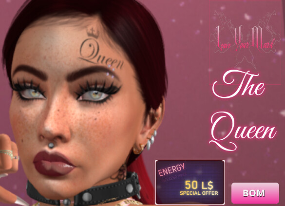 LYM – The Queen BOM Face tattoo