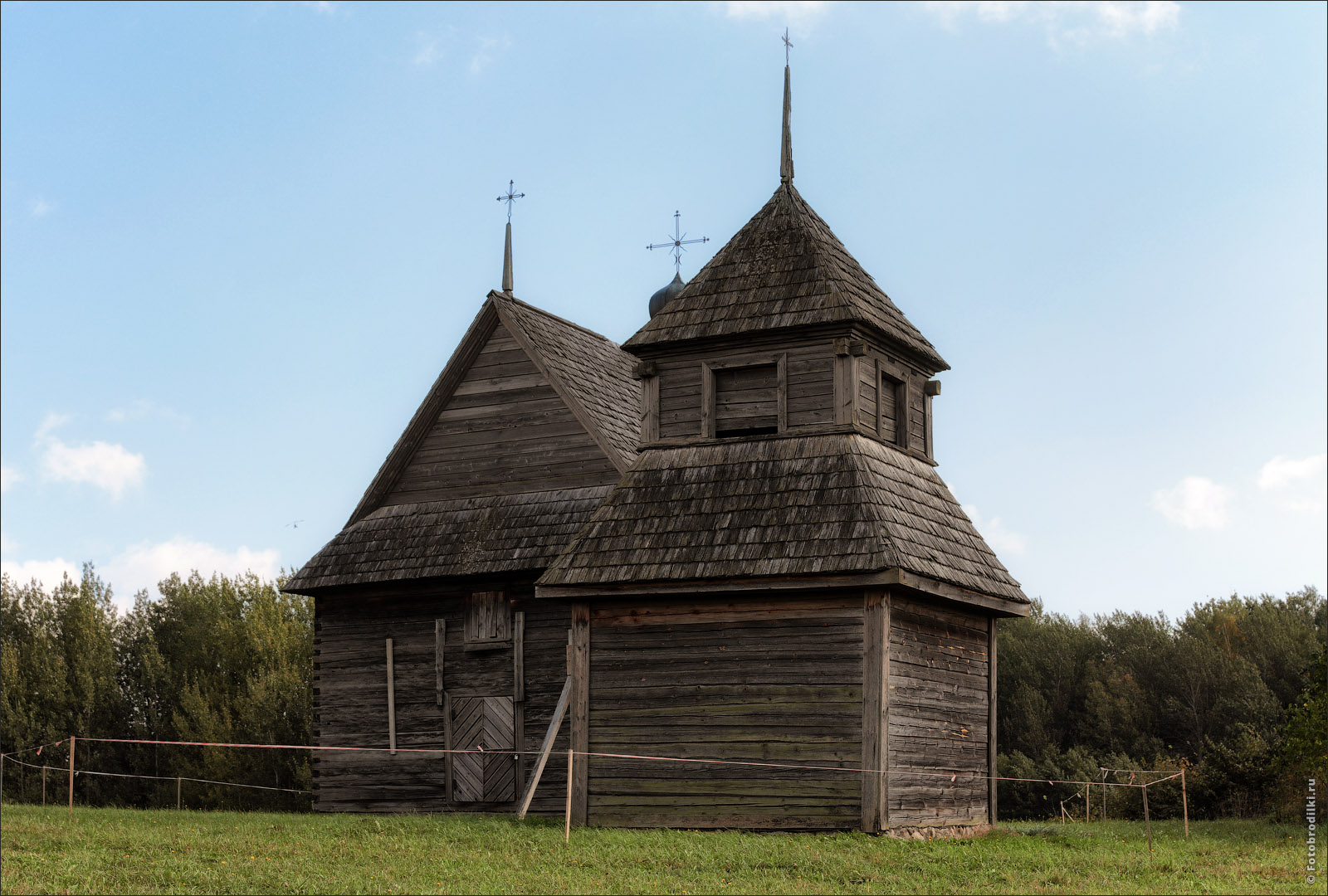 Церковь Троицкая из деревни Велец Глубокского района, музей народной архитектуры и быта, Беларусь