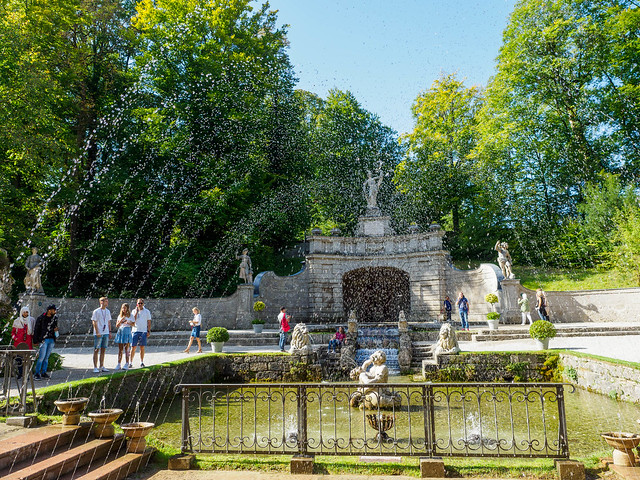 Wasserspiele in Hellbrunn, Salzburg