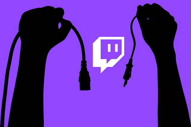 Twitch.tv not working. Symbol of Twitch outage or down
