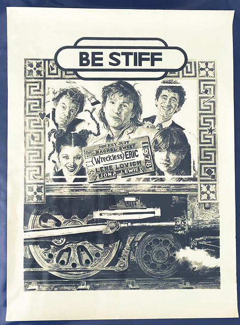 Be Stiff Tour Poster 1978 - Stiff Records