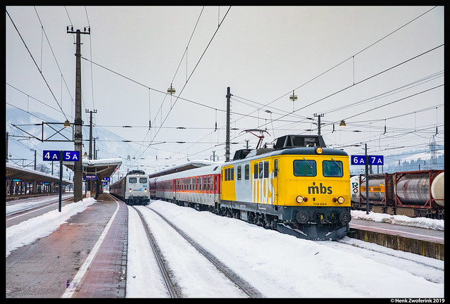 Montafonerbahn 1110 524, Wörgl 02-02-2019