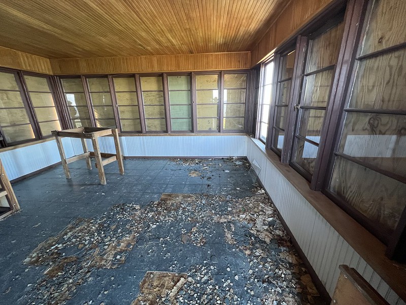 Inside Red Mountain Lookout