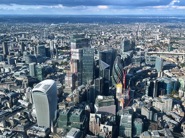 City of London from the sky