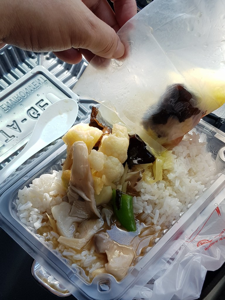 羅漢齋飯 Mixed Vefetable rice  rm$8 @ MY VG Bandar Puteri Puchong
