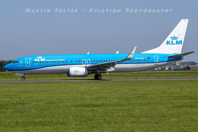 PH-BXU // KLM // Boeing 737-8BK(WL)