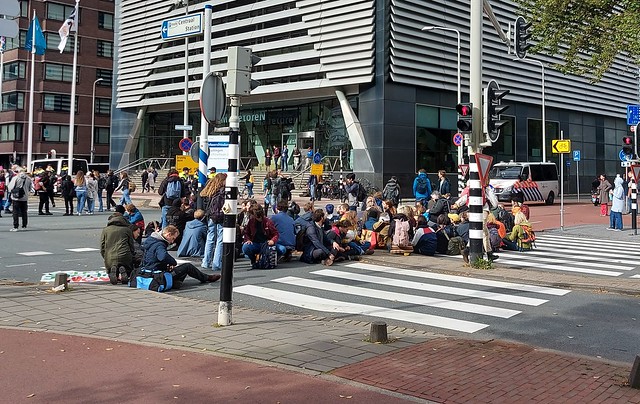 Extinction Rebellion (The Hague, in front of the Ministry of Economic Affairs and Climate Policy)