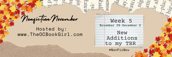 Nonfiction November â€“ New to the TBR