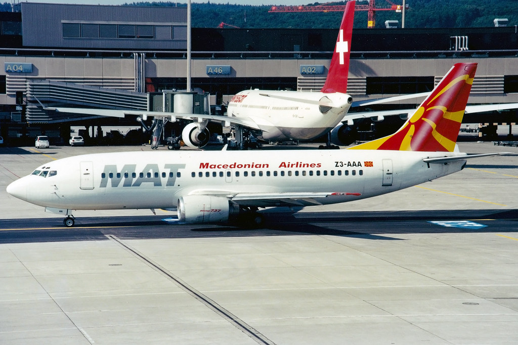 Pine sangtekster Sportsmand MAT Macedonian Airlines | Boeing 737-300 | Z3-AAA | Zurich… | Flickr
