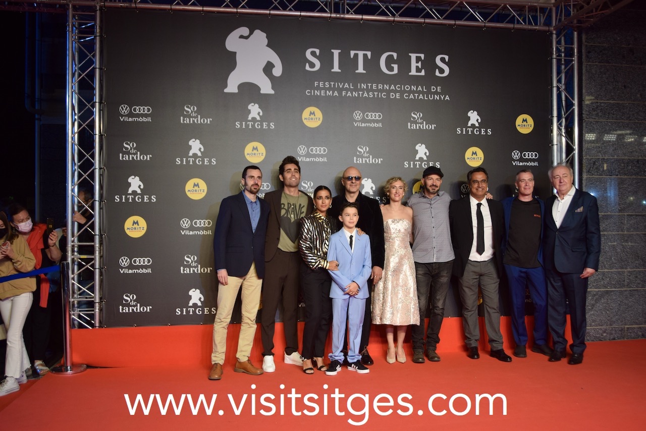 El equipo de El Páramo en el Sitges Film Festival 2021