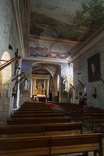 Eglise Sainte-Catherine, Bretenoux : Vue intérieure