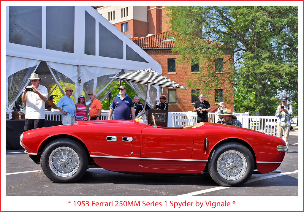 1953 Ferrari 250MM Series 1 Spyder by Vignale