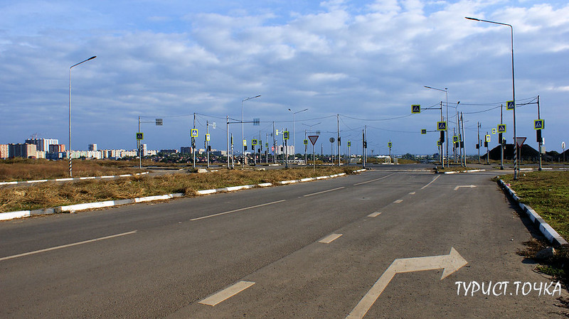 Перекрёсток в Ростове светофоры
