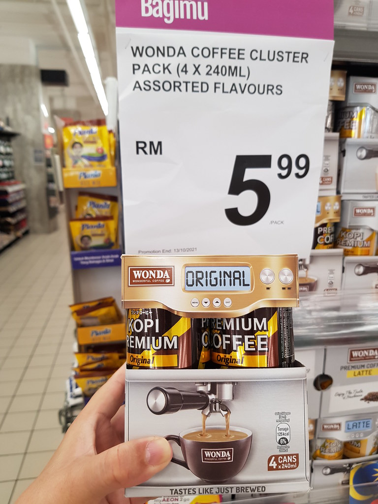 Wonda Coffee Cluster Pack rm$5.99 @ AEON Big Subang Jaya SS16