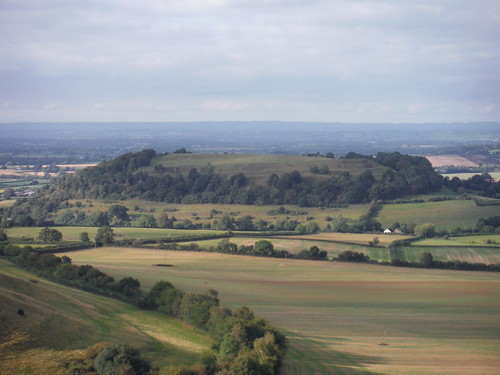 Cadbury Castle/Camelot, from The Beacon SWC 392 - Castle Cary Circular via Camelot