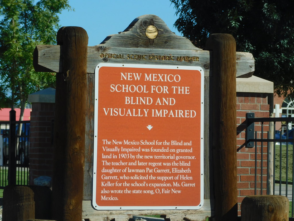 New Mexico School for the Blind Historic Marker
