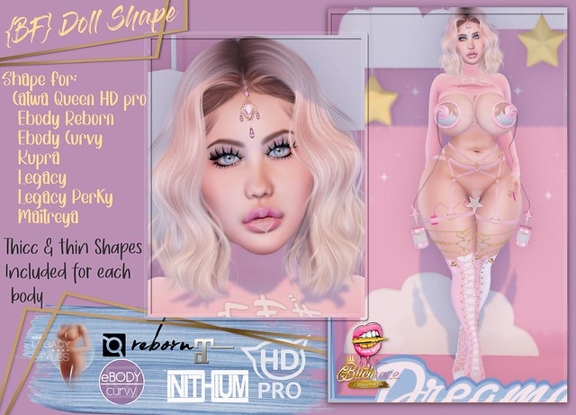 {BF} Doll shape - Queen HD Pro