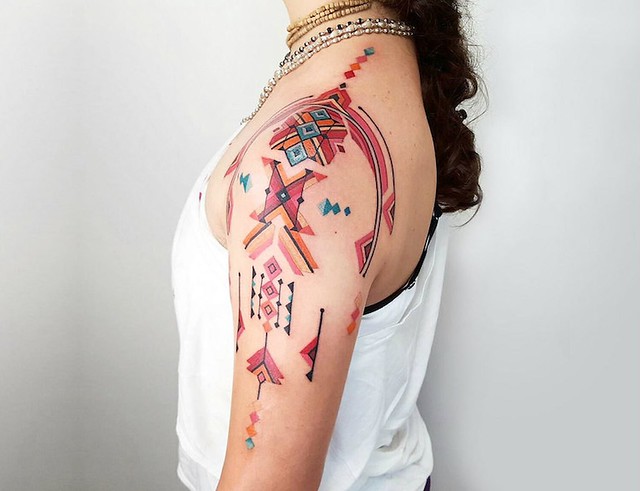 Tribal Style Tattoo Art