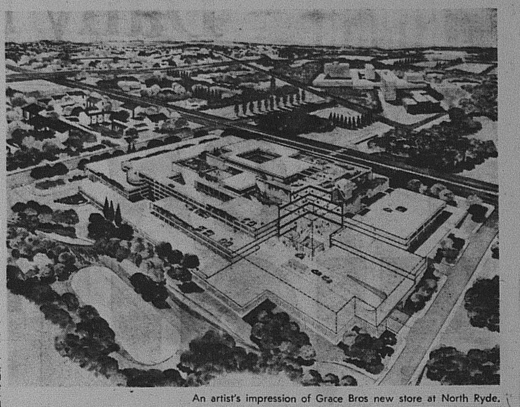 Grace Bros North Ryde Centre November 6 1969 daily mirror 2 enlarged